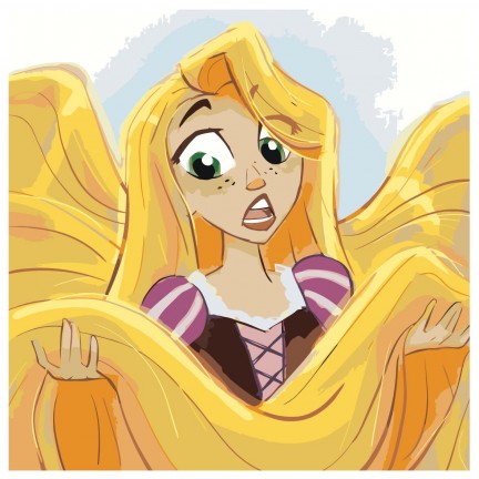 Painting by numbers EVEE-rapunzel-0006